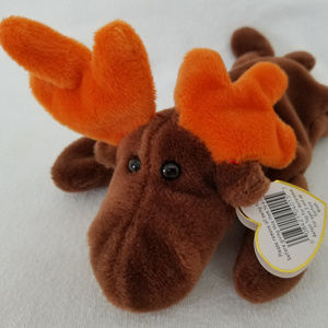 TY Beanie Babies Chocolate The Moose #4015 1993, Vintage, Collectible